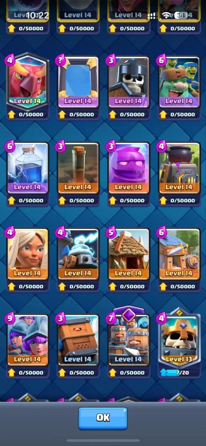 Level 58 With 107 Level 13+ Cards 9000 Trophies And 14 Tower Skins - Image 6