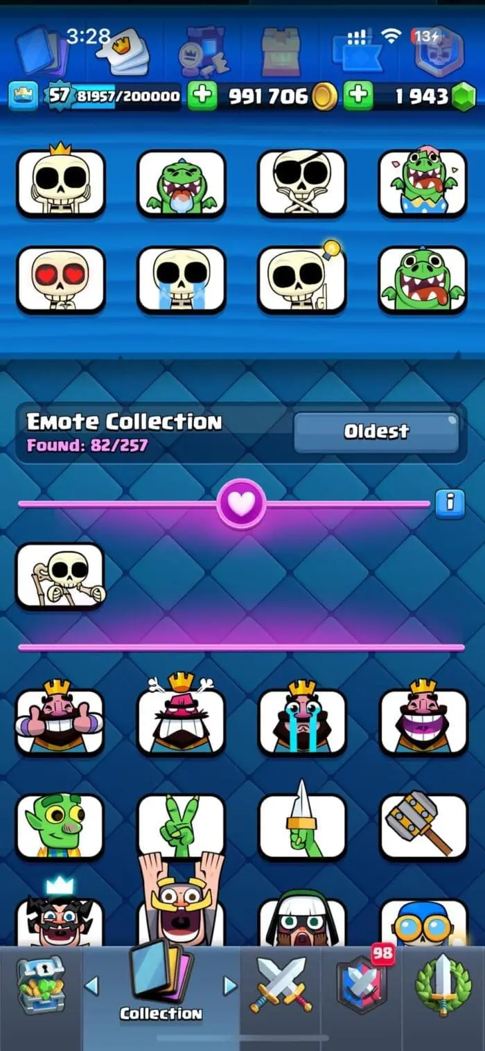 Level 57 With 103 Level 13+ Cards 7819 Trophies And 4 Tower Skins - Image 9
