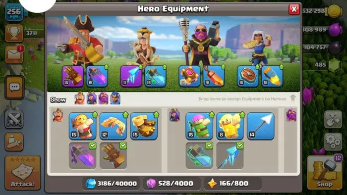 TH16 COC Account With Good Heroes And Hero Skins - Image 8