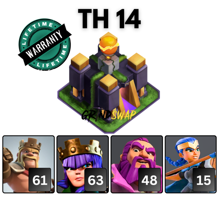 TH14 COC Account Great Deal