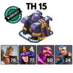 TH15 COC Account Great Deal With 2.4K Gems
