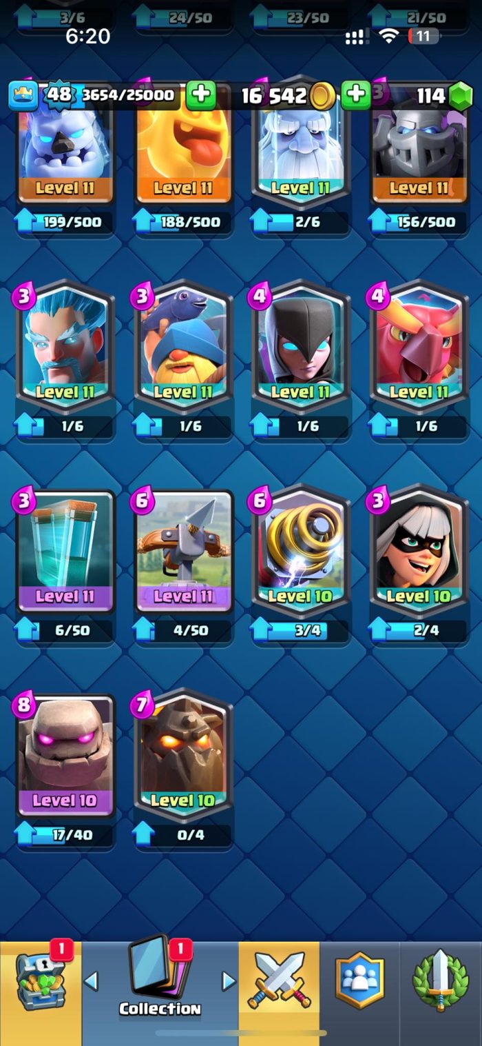 Level 48 With 40 Level 13+ Cards 6555 Trophies And 12 Tower Skins - Image 7