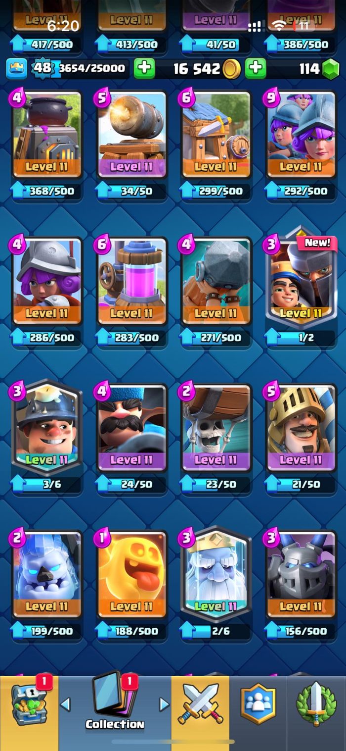 Level 48 With 40 Level 13+ Cards 6555 Trophies And 12 Tower Skins - Image 8