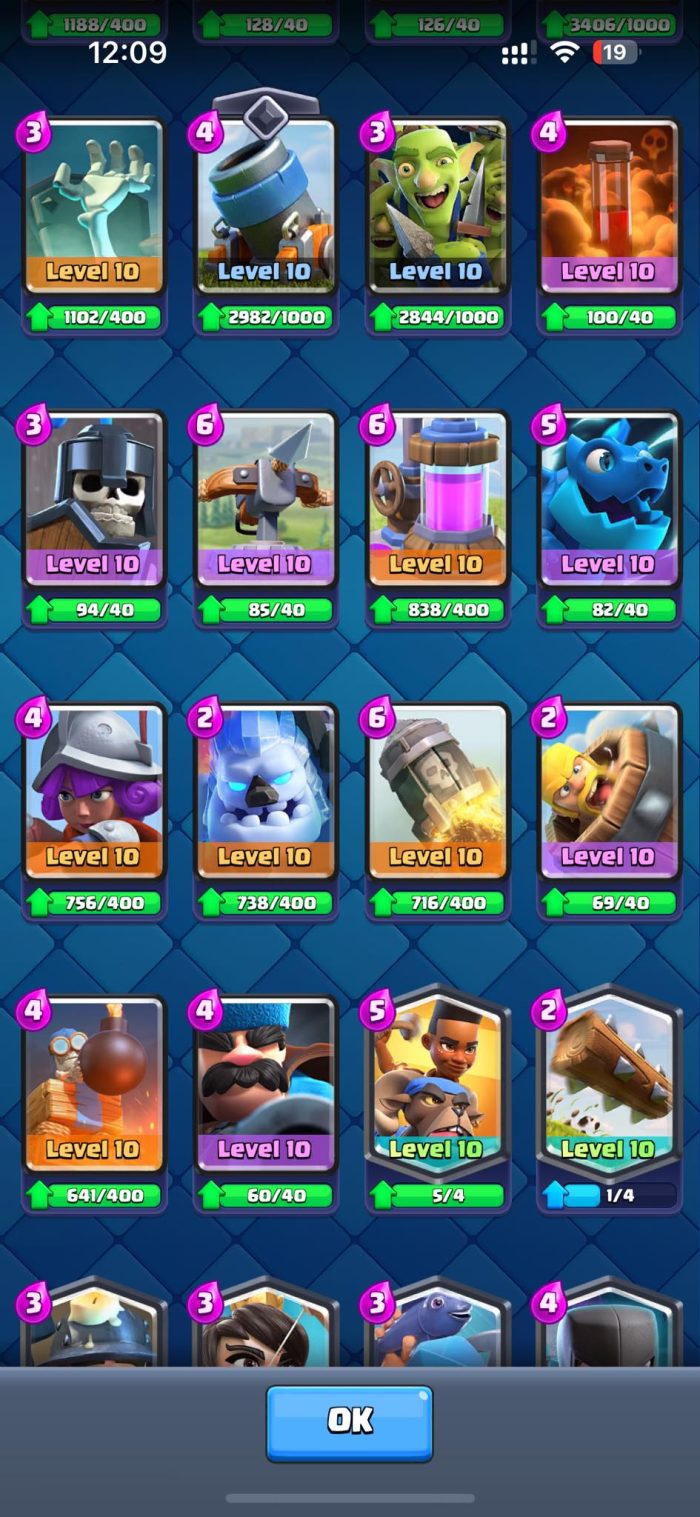 Level 46 With 36 Level 13+ Cards 6181 Trophies And 20 Tower Skins - Image 13