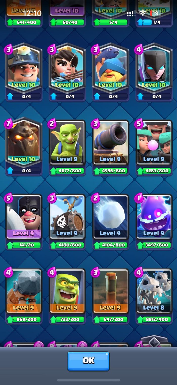 Level 46 With 36 Level 13+ Cards 6181 Trophies And 20 Tower Skins - Image 12