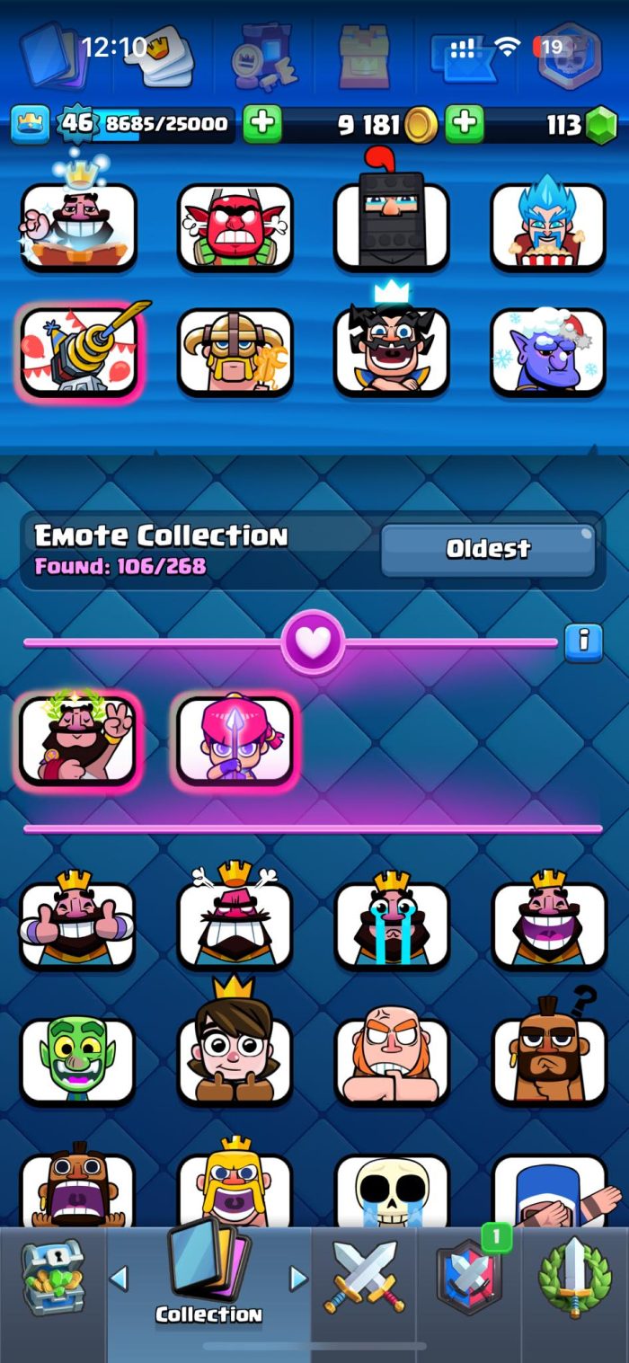 Level 46 With 36 Level 13+ Cards 6181 Trophies And 20 Tower Skins - Image 10