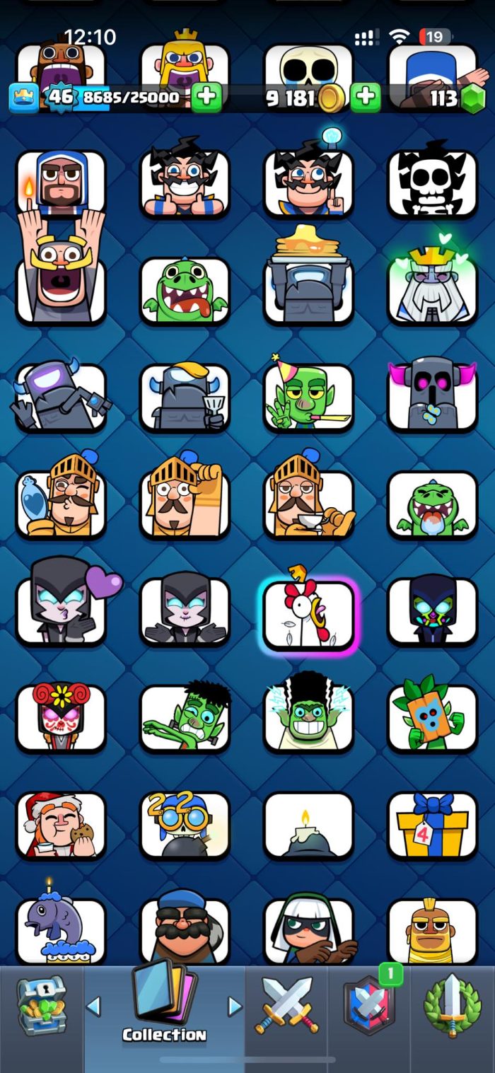 Level 46 With 36 Level 13+ Cards 6181 Trophies And 20 Tower Skins - Image 9