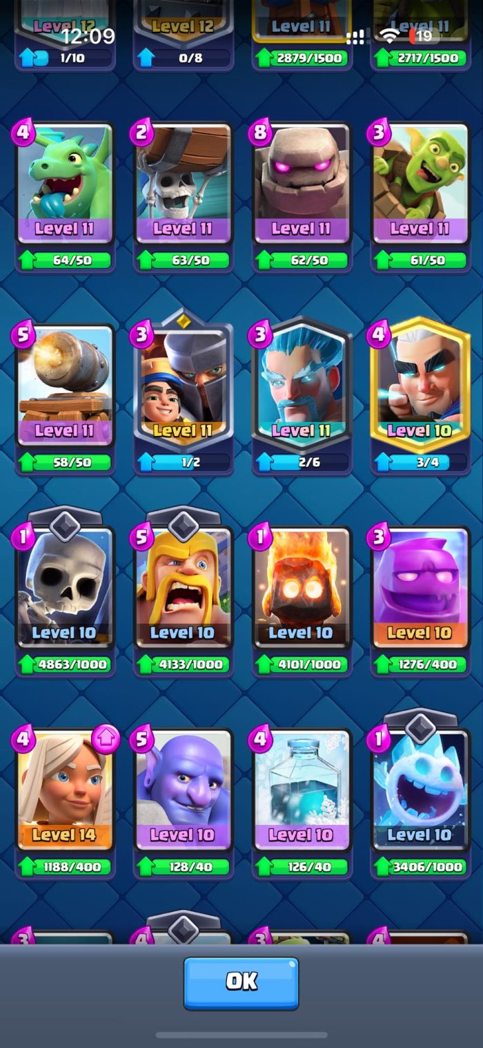 Level 46 With 36 Level 13+ Cards 6181 Trophies And 20 Tower Skins - Image 14