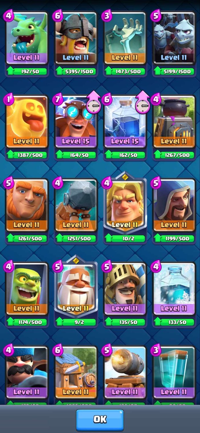 Level 56 With 65 Level 13+ Cards 9000 Trophies And 7 Tower Skins - Image 9