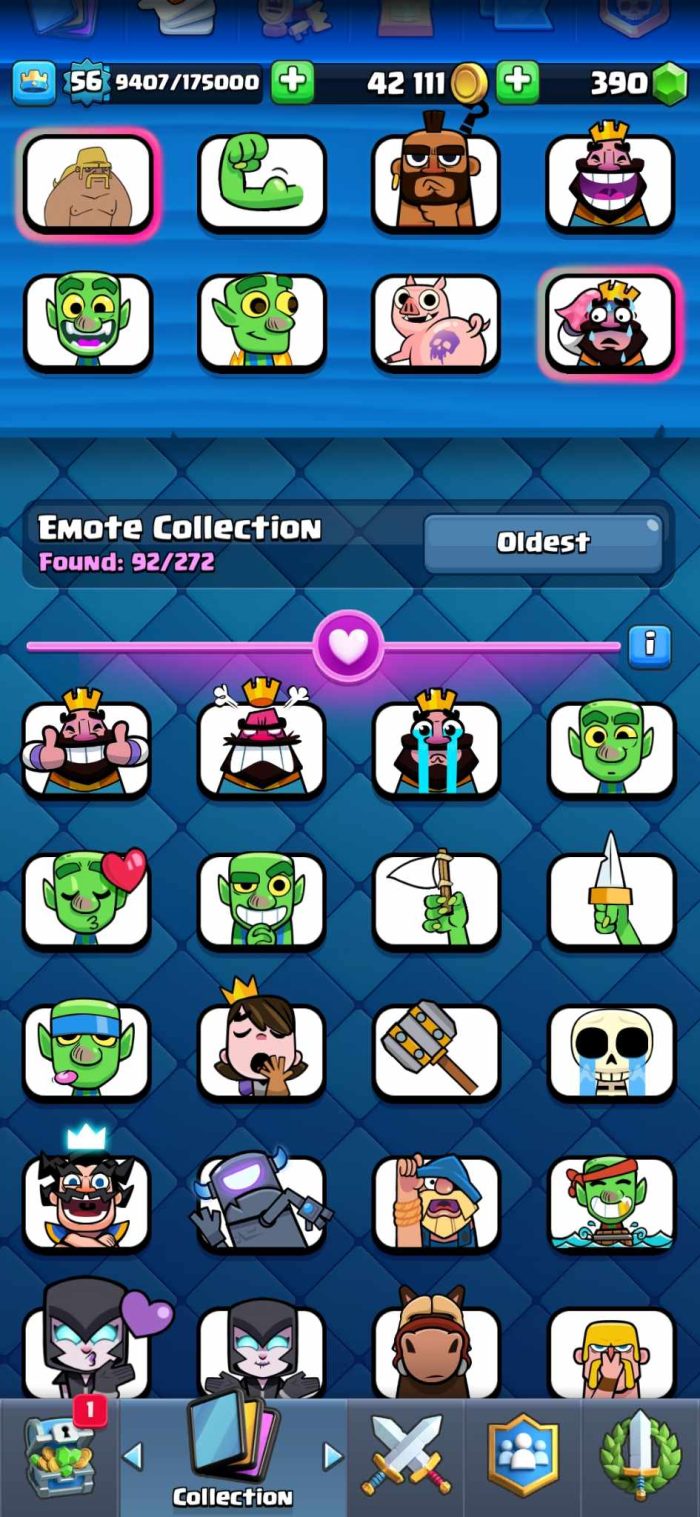 Level 56 With 65 Level 13+ Cards 9000 Trophies And 7 Tower Skins - Image 8