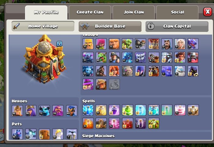 Med Level TH16 Account WIth Good Troops, Heroes And Defenses - Image 8
